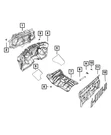 Genuine Mopar Dash Panel Insulation 68544087AB. Fixed Price $316.08.