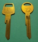 2 Nos 1959-1965 Mopar Key Blanks Chrysler Dodge Plymouth Pentastar Y141 Y146. Fixed Price $16.00.