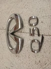 14-23 Infiniti Q50 Rear Trunk Chrome Emblems X2 Oem 84890-4GZ0A. Fixed Price $59.99.