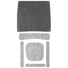 Quietride Solutions Acoustihood Smooth Underhood Cover Kit Mustang 69-70. Fixed Price $230.39.