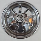 1964 Corvette Hub Cap Polished Style Ready To Go Spinner Cross Flags Ome. Fixed Price $99.97.
