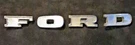 Genuine Vintage 1967 "ford" F-series Hood Letters. Fixed Price $65.00.