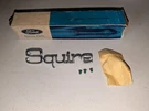 1971 1972 Country Emblem "squire" Script W/ Fasteners Ford Nos Part. Fixed Price $71.00.