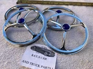 New Vintage Style Blue Dot Covers ( 4-HEADLIGHTS ). Fixed Price $35.99.