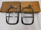Nos Oem Ford 1968 Galaxie 500 Tail Light Lamp Bezels Trim Chrome Pair. Fixed Price $529.00.