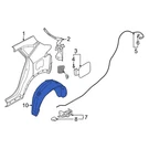 For Kia Seltos 2021-2025 86822Q5000 Rear Right Quarter Panel Splash Shield. Fixed Price $154.58.
