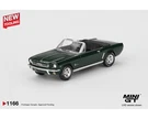 Mini 1964 Ford Mustang Convertible 1/64 Diecast Model Highland Green MGT01166. Fixed Price $14.99.