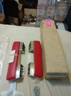 Nos Gm C1 C2 62-64 Corvette Armrests Red 1962-1964 New Ncrs W/screws. Fixed Price $650.00.