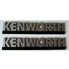 14" New Genuine Chrome Kenworth Truck Wordmark Emblem Name Plate Metal Logo 2X. Fixed Price $47.38.