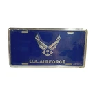Air Force Metal License Plate Mitchell Proffitt Co Made In Blue. Fixed Price $14.99.
