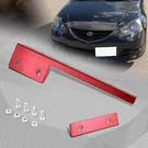 Jdm Style Brush Red Aluminum Bumper Front License Plate Mount Relocate Bracket. Fixed Price $5.99.