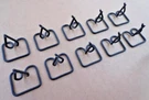 (1" X 1") Belt/hood Moulding Clips Ford/mercury Classic Car Truck Etc (10PC). Fixed Price $38.00.