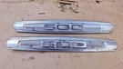 1967 Ford Fairlane 500 Rear Fender Emblems / Name Plates Original Pair Fomoco. Fixed Price $99.99.