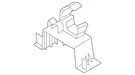 Genuine Volkswagen A/c Refrigerant Line Bracket 5Q0-820-769. Fixed Price $29.40.