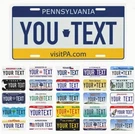 Any State Text 250 Custom License Plate Personalized Canada Mexico. Fixed Price $14.99.