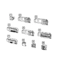 Genuine Mopar Instrument Panel Switch 68309258AB. Fixed Price $14.52.
