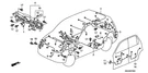 Genuine Honda Wire Harness Driver Door 32751-SCA-A12. Fixed Price $427.64.