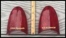 Nos 1954 Plymouth Tail Lens Pair Belvedere Suburban Convertible Savoy Plaza. Fixed Price $48.55.