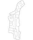 Genuine Mazda Body A-pillar Reinforcement Bracket D10E-71-65Z. Fixed Price $28.17.