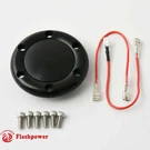 Billet Horn Button For 6 Bolt Steering Wheel Flashpower Momo Nrg Black Anodised. Fixed Price $29.50.