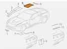 2014-2019 Chevy Corvette C7 Switchblade Silver Roof Decal Oem Gm 23156133. Fixed Price $64.00.