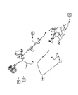 Genuine Mopar Front Door Wiring Left 68263836AE. Fixed Price $101.93.