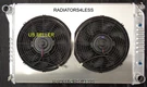 3 Row Aluminum Radiator W/ Shroud & 12" Fans Chevy Camaro Many Gm Cars 26" Core. Fixed Price $399.00.