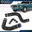 Fit 1964-1968 Ford Mustang Cobra Shelby 289-302 Silicone Radiator Hose Black. Fixed Price $39.00.