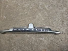 Vintage 1949 Plymouth Special Deluxe Trunk Trim Emblem Badge #1246986 17" Long. Fixed Price $103.99.