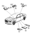 Door Control Module Mopar 68225103AD. Fixed Price $152.29.