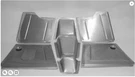 Direct Sheetmetal CV234 1937-39 Chevy Passenger Car Front Floorboard 4" Recess. Fixed Price $352.95.