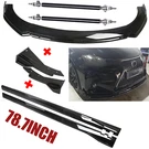 For Lexus RX350L Front Rear Bumper Lip Splitter Spoiler Kit Side Skirts. Fixed Price $129.99.