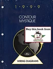 1999 Ford Contour Mercury Mystique Factory Electrical Wiring Diagrams Manual. Fixed Price $19.95.