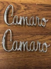 Camaro Fender Emblems 70 71 72 73 P.n. 3974594 Original Gm Nos Parts 2PCS. Fixed Price $65.00.