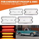 4PCS Led For Chevrolet C10 & Gmc C15/C1500 Pickup Truck 68-72 Side Marker Light. Fixed Price $40.51.