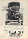 1958 Triumph Print 4 - Door Sedan Feat: Violinist Back Only $1699 Fun Ad!. Fixed Price $14.99.