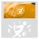 Funny Car Stickers, High Gas Consumption Decal Auto Fuel Tank Cover White. Fixed Price $9.74.