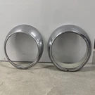 Vintage Porsche 911 912 Hella Chrome Headlight Trim Rings Pair 1968-1973 Oem. Fixed Price $199.90.