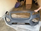 Front Bumper For Jaguar F-pace 2018-2020 Carbon Fiber Look Not Painted. Fixed Price $750.00.