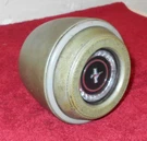 1967 Mustang Fastback Coupe Convert Orig Ivy Gold Steering Wheel Horn Emblem Pad. Fixed Price $79.00.