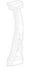 Genuine Ford Panel Assembly Pillar Inner 3W4Z-5424382-AA. Fixed Price $16.02.