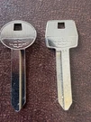 Four Lincoln Continental Key Blanks 1970-1983, Original Logo Also 66-69. Fixed Price $68.00.