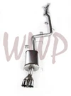 Stainless 2.25" Catback Exhaust Muffler System 14-20 Fiat 500L Hatchback 1.4L. Fixed Price $209.95.