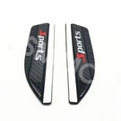 Side Rearview Mirror Carbon Fiber Rain Eyebrow Visor Snow Sunscreen 2PCS. Fixed Price $19.46.