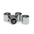 Lot Of Four (4) Las Vegas Raiders Valve Stem Caps From Wincraft. Fixed Price $13.99.
