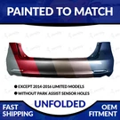 New Paint Match 2009-2016 Toyota Venza Unfolded Rear Bumper W/o Sensor Holes. Fixed Price $349.98.