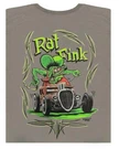 Mens Ed Big Daddy Roth Rat Fink Pinstripe Hot Rod Gray Cotton T-shirt M-3XL RFG2. Fixed Price $25.99.