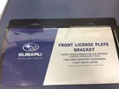 Subaru Front License Plate Bracket 2008-2026 Impreza Legacy Forester Genuine Oem. Fixed Price $44.99.