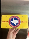 Vtg Mitchell Buick License Plate San Angelo Texas Plastic. Fixed Price $14.99.