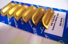 57 Chevy Gold Fender Louvers Show Quality Danchuk 530 Made In U.s.. Fixed Price $79.95.